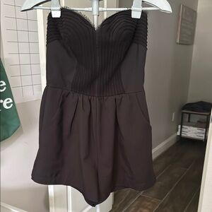 Bar III Elegant Black Romper